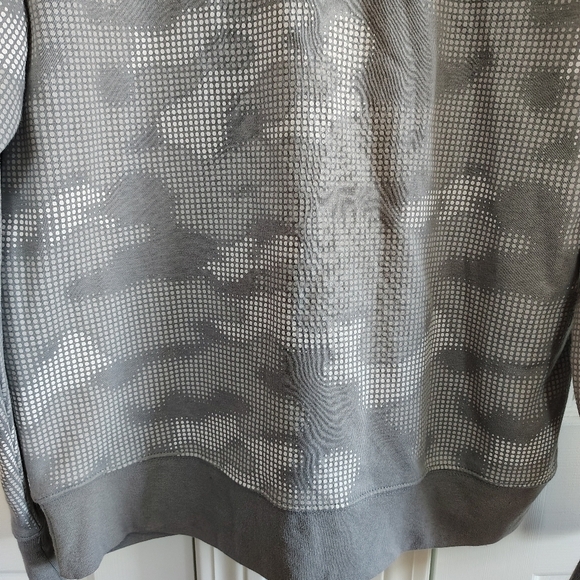 Version Quick Dri White Camo Men's Hoodie Zip Front L - Picture 6 of 9